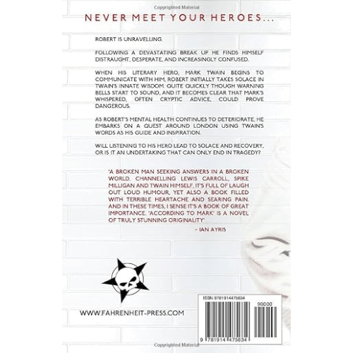 Accodring to Mark Back Cover with book blurb.