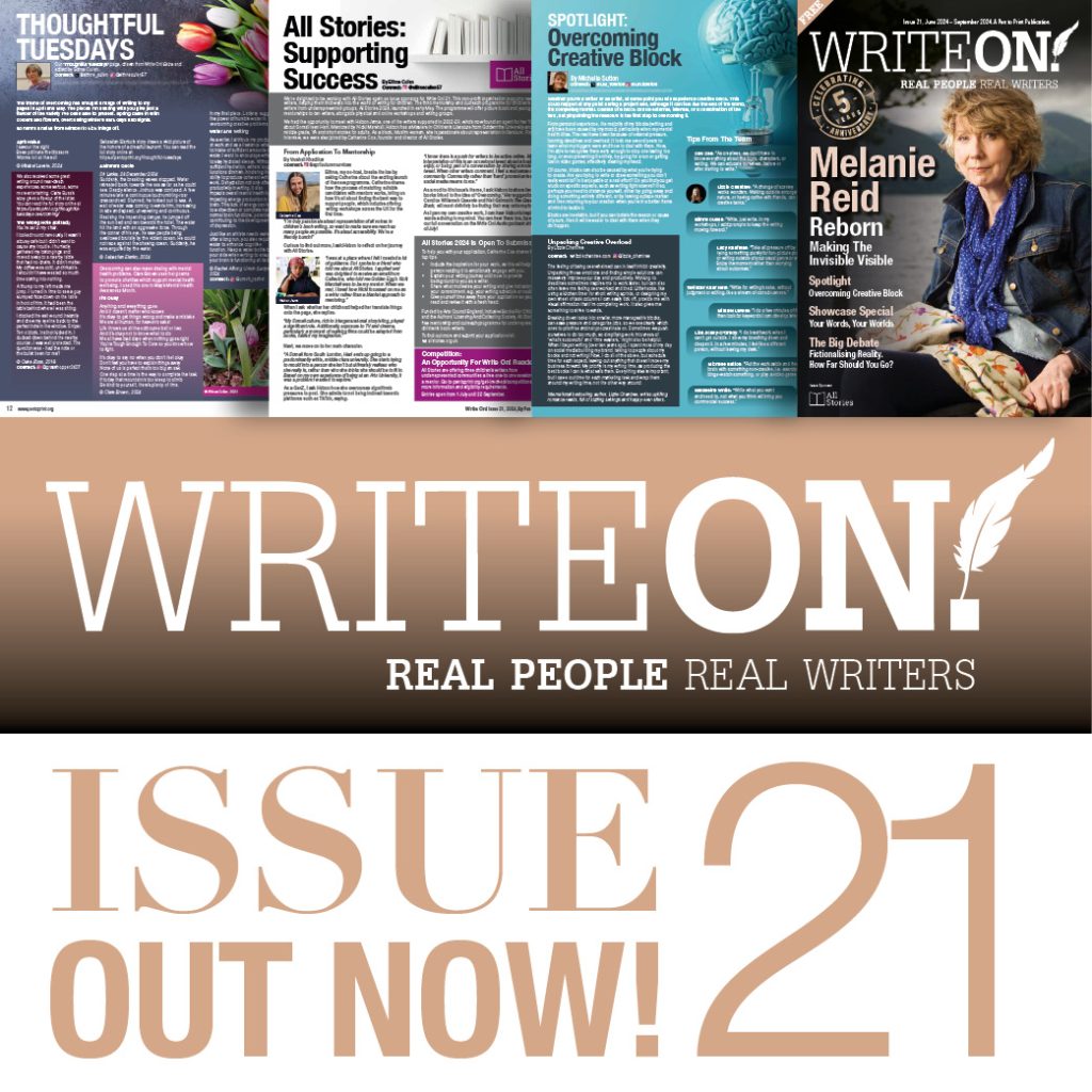 Write On! issue 21 banner