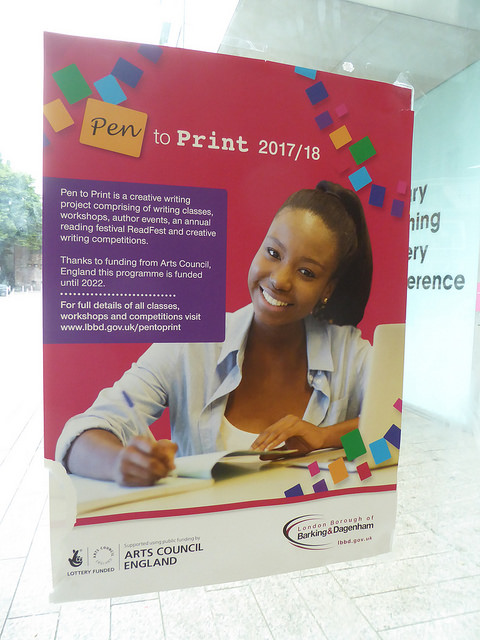 Poster advertising Pen to Print 2017/18